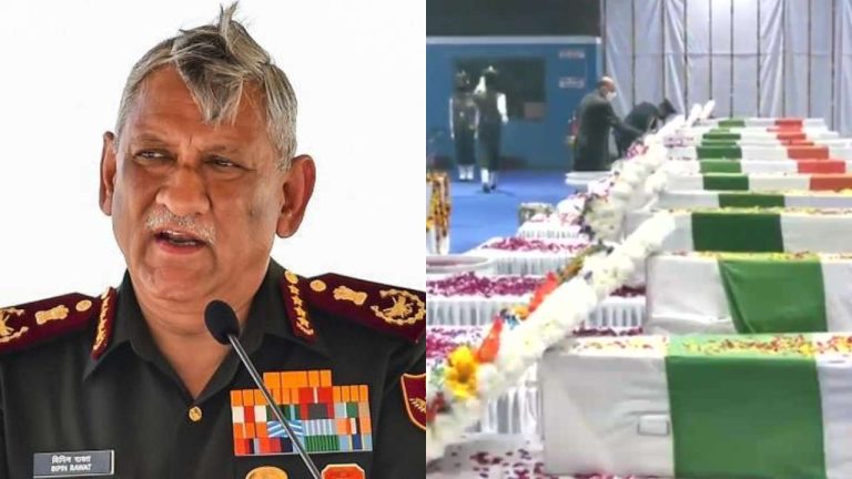 17 तोपों की सलामी के बीच बेटियों ने दी जनरल रावत के पार्थिव शरीर को मुखाग्नि, भावुक हुआ पूरा देश
