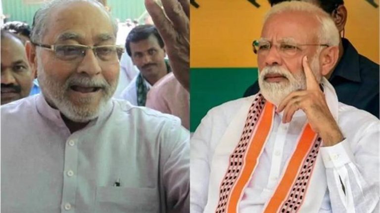 Prahlad Modi, the brother of Prime Minister Modi, organized a sit-in to call for the national adoption of the West Bengal rationing model