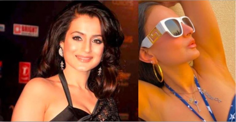 Amisha Patel : 45 साल की उम्र में अमीषा पटेल की बोल्डनेस देख छूट जाएंगे पसीने, फ्लॉन्ट किया टू पीस लुक